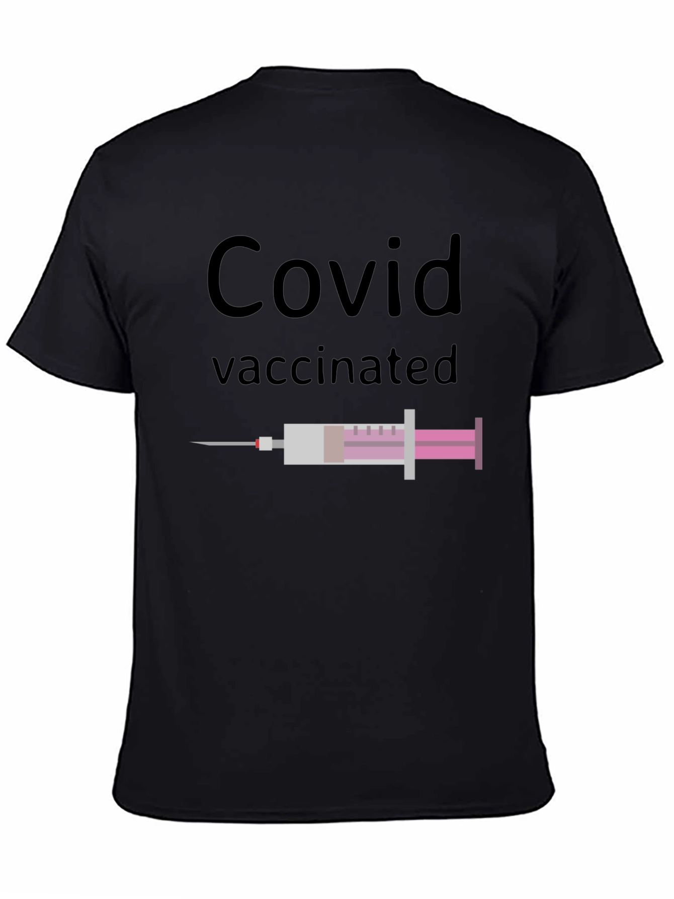 Covid Vaccinated Graphic Tee - Modern Fit