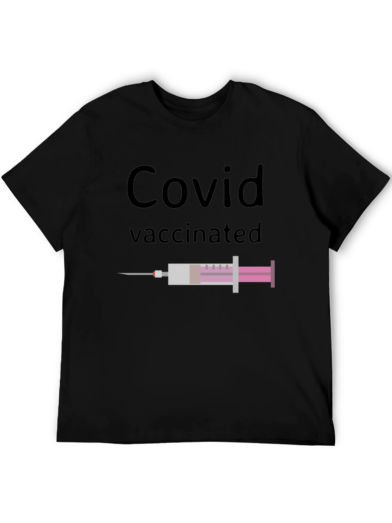 Covid Vaccinated Graphic Tee - Modern Fit