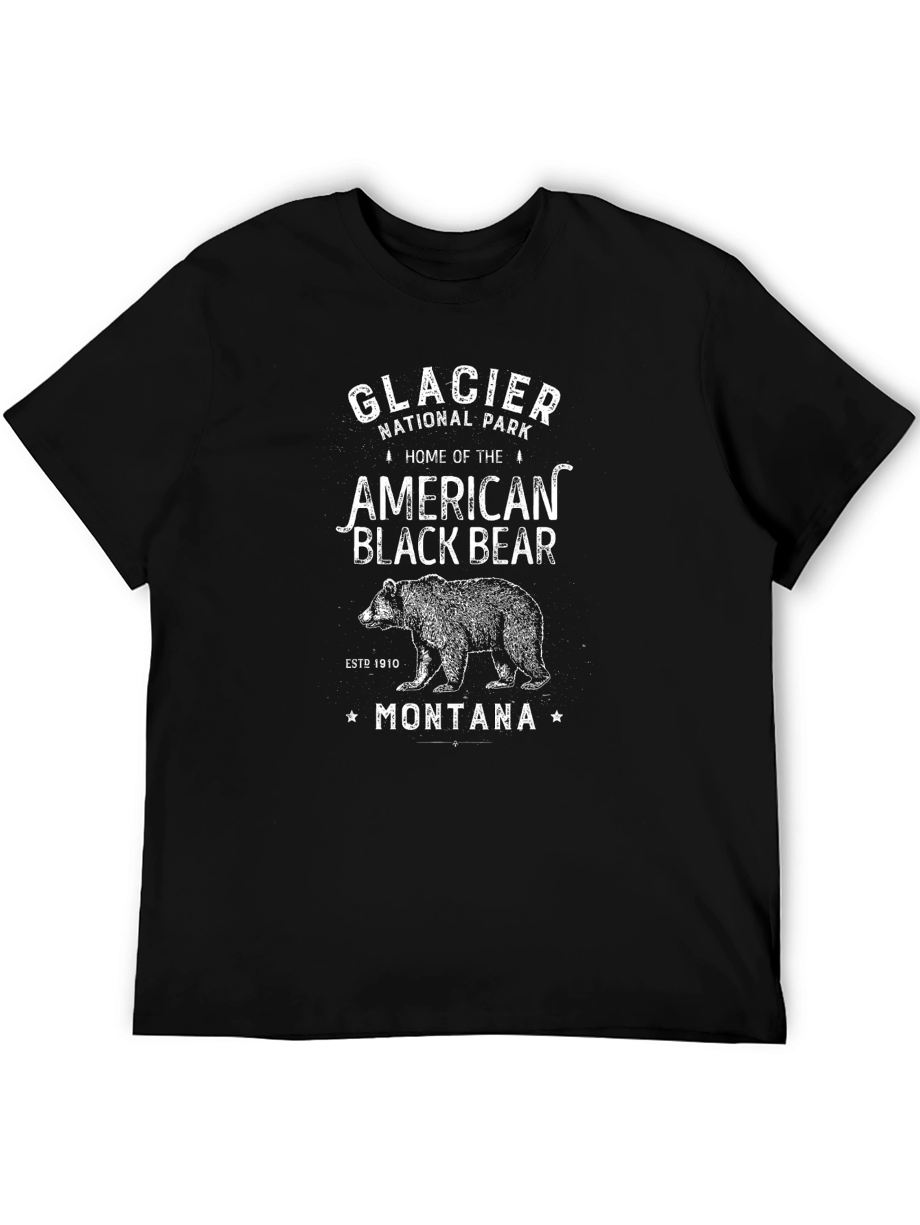 Glacier National Park Black Bear T-Shirt