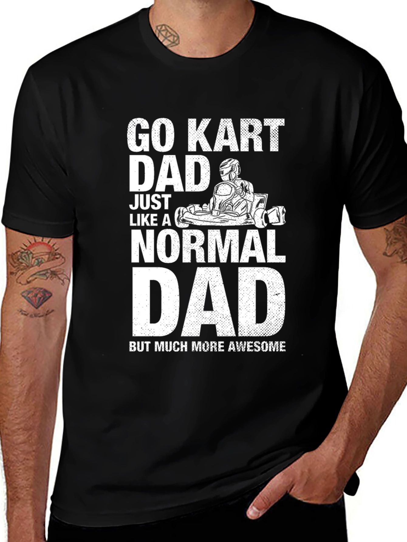 Go Kart Dad T-Shirt - Awesome Fathers Day Gift