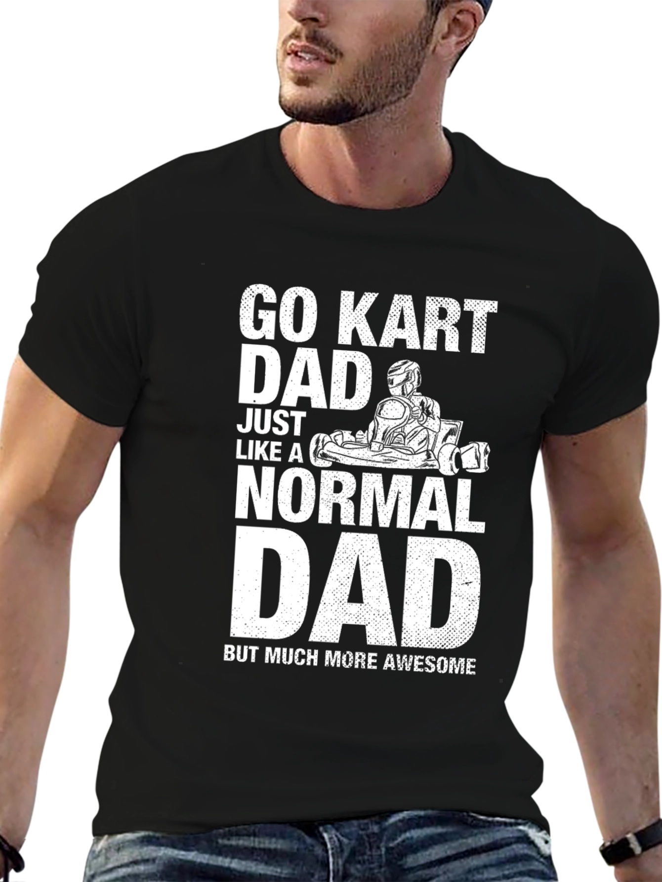 Go Kart Dad T-Shirt - Awesome Fathers Day Gift
