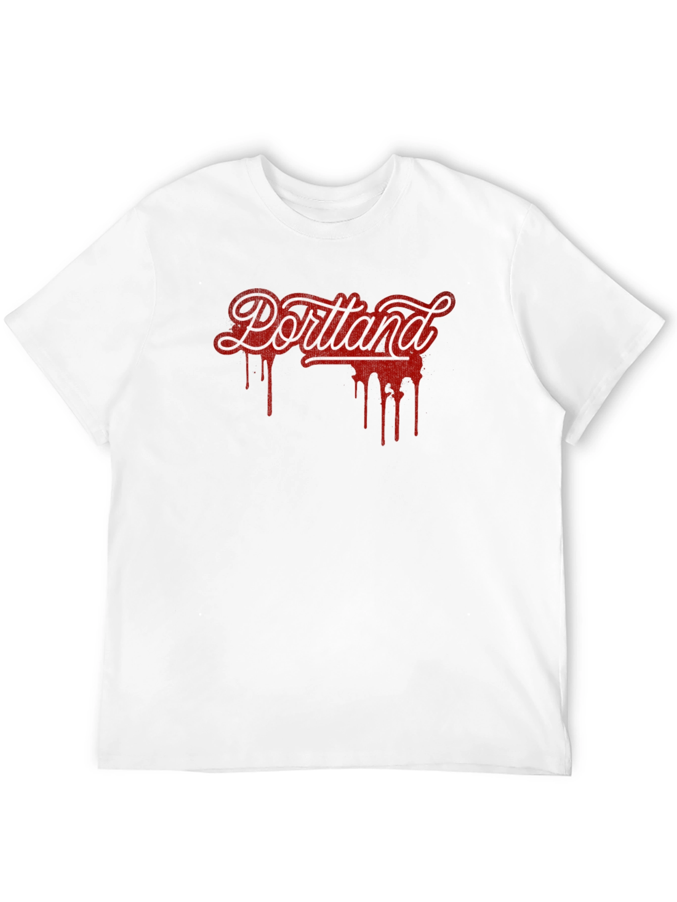 Portland Drip Graphic T-Shirt - Black