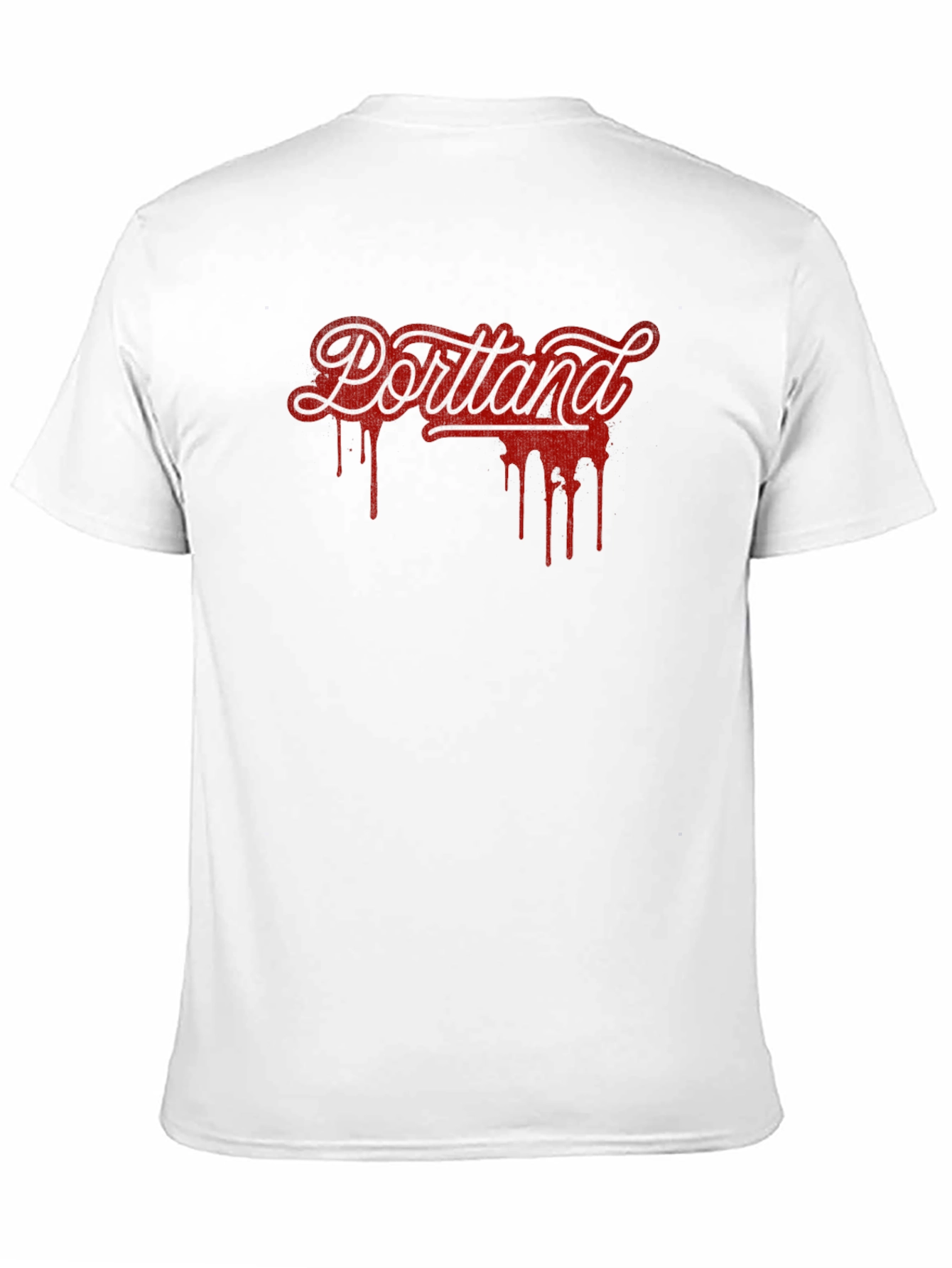 Portland Drip Graphic T-Shirt - Black