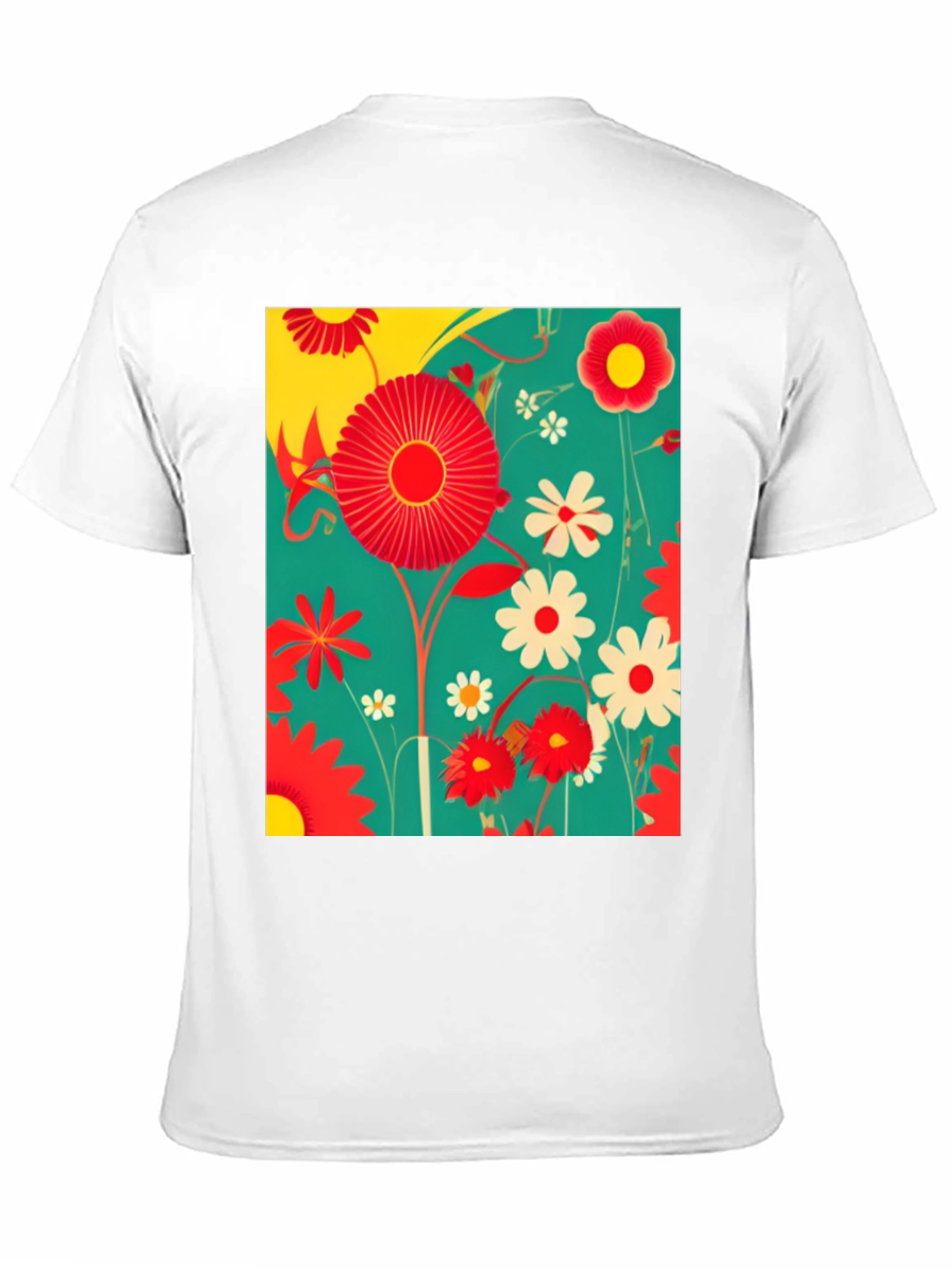 Floral Print Graphic Tee