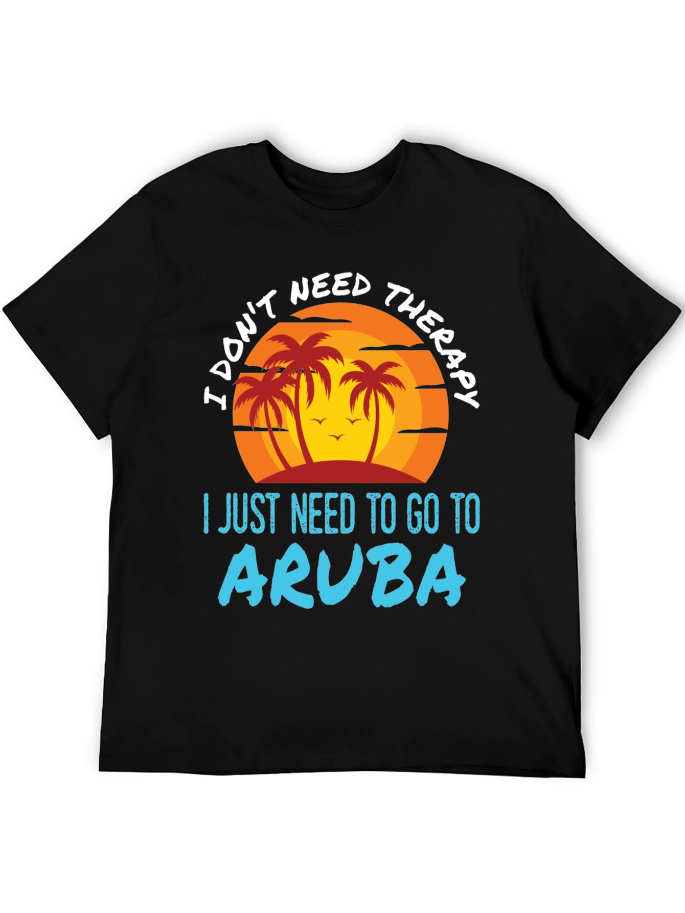 Aruba Vacation T-Shirt | Palm Tree Graphic Tee