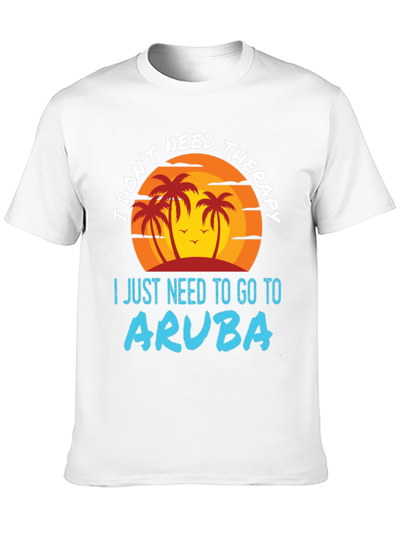 Aruba Vacation T-Shirt | Palm Tree Graphic Tee