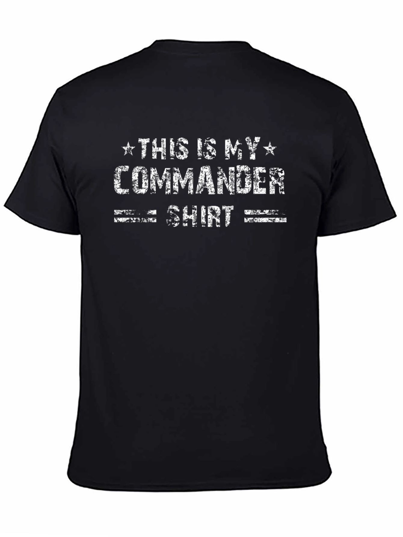 Commander Shirt - Distressed Graphic Tee