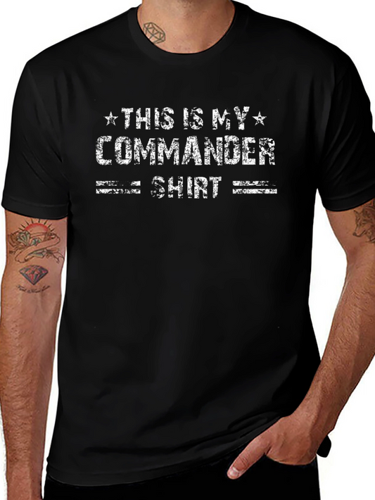 Commander Shirt - Distressed Graphic Tee