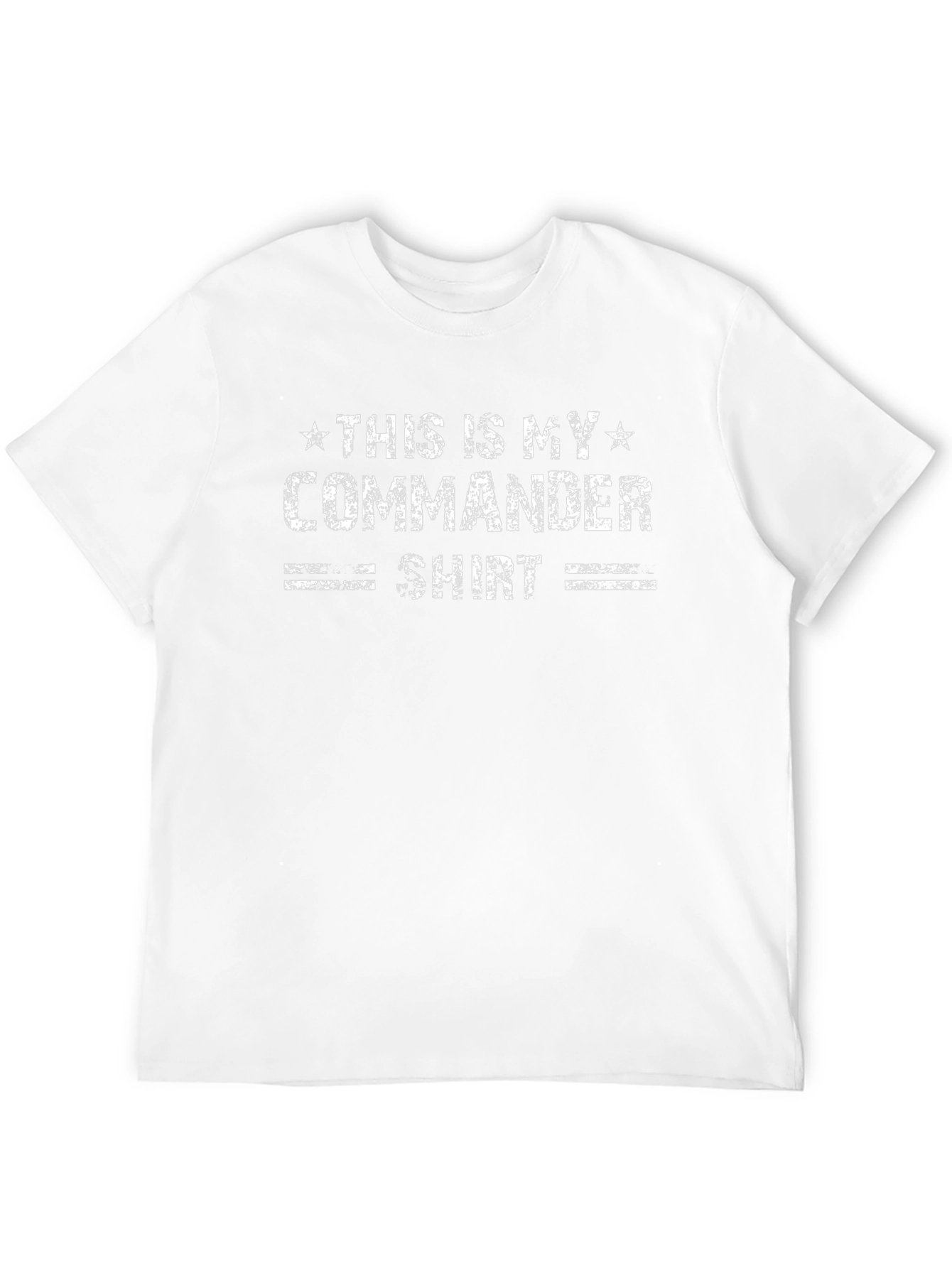 Commander Shirt - Distressed Graphic Tee