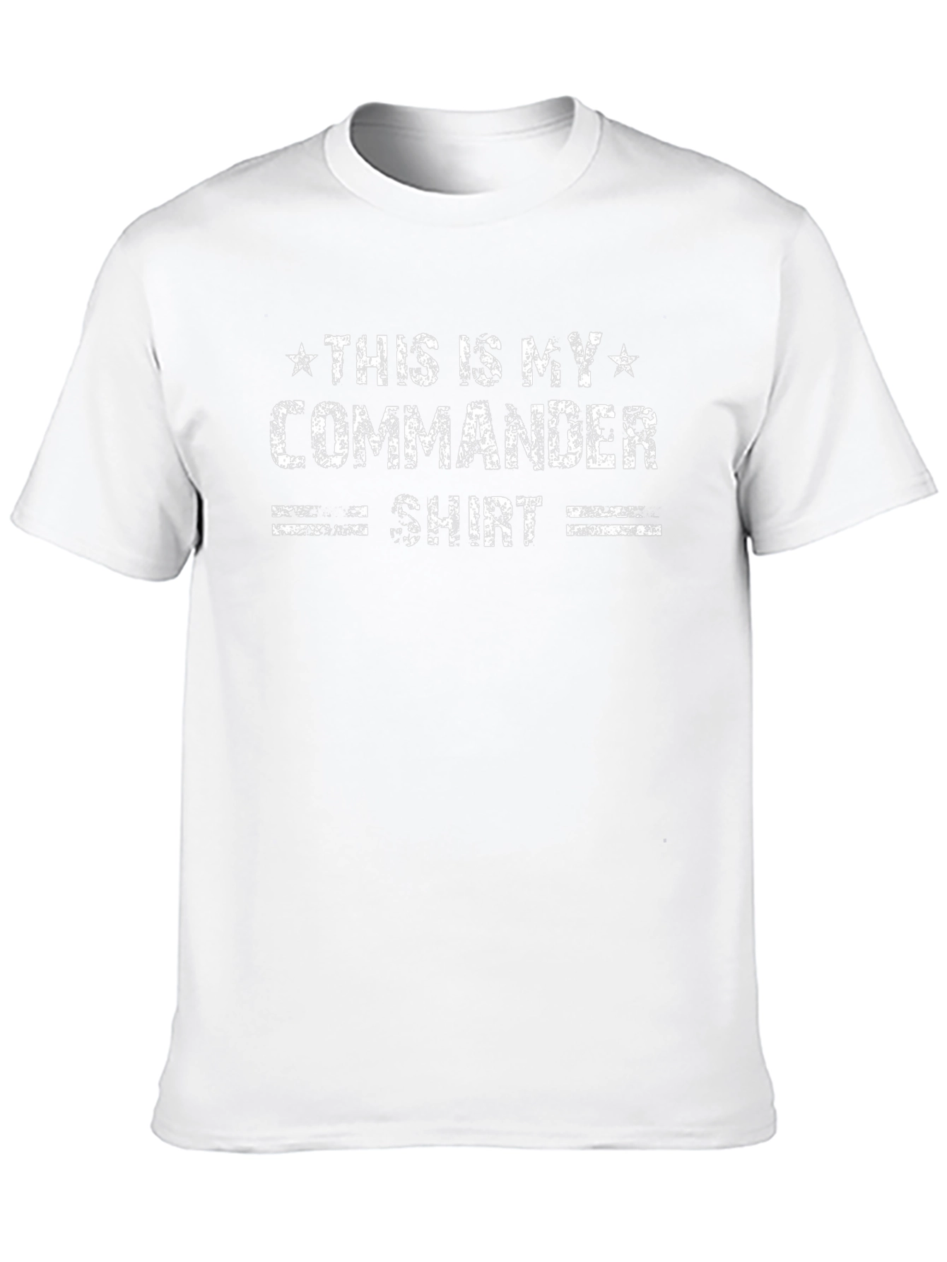 Commander Shirt - Distressed Graphic Tee