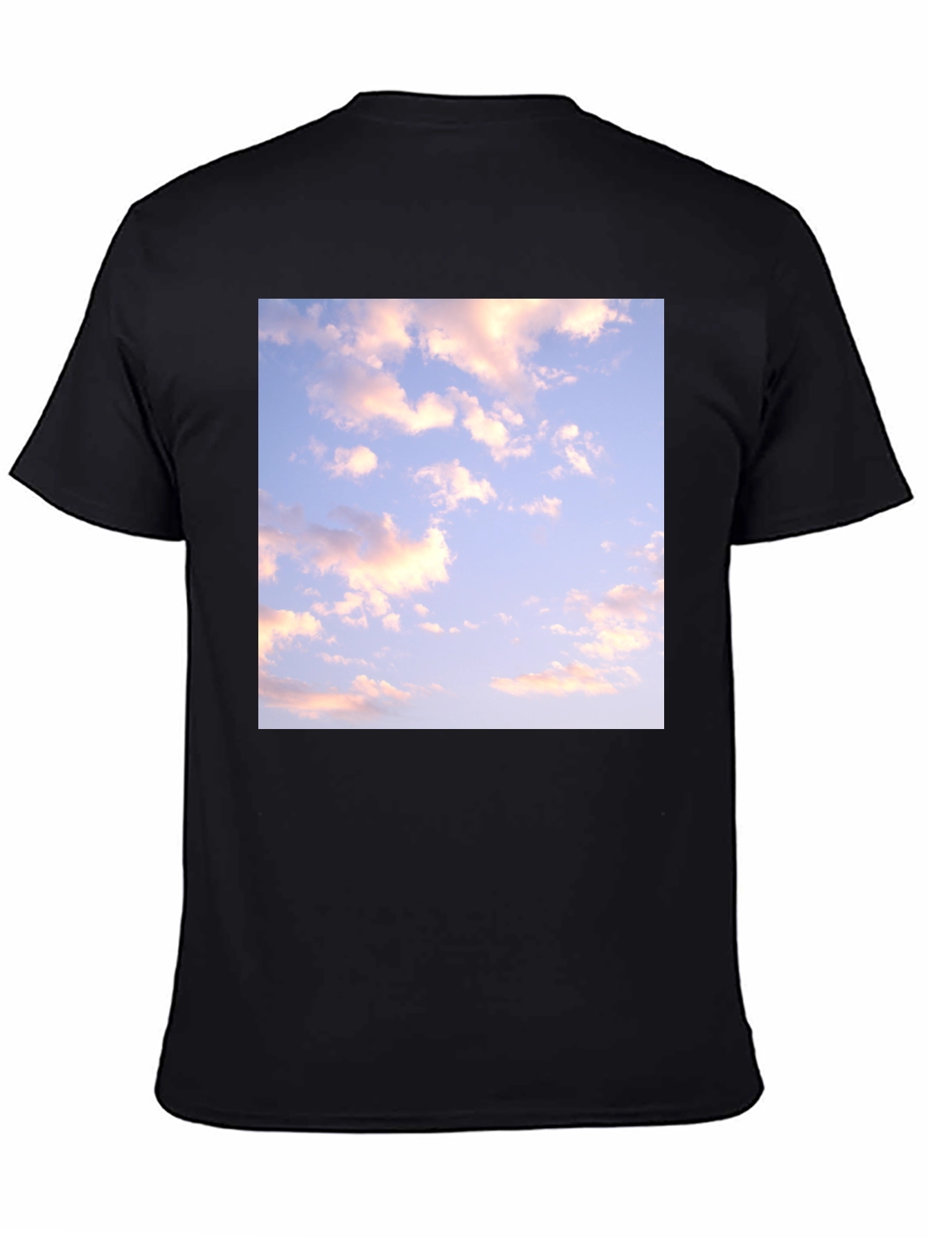Cloudscape Graphic Tee - Black Cotton Blend