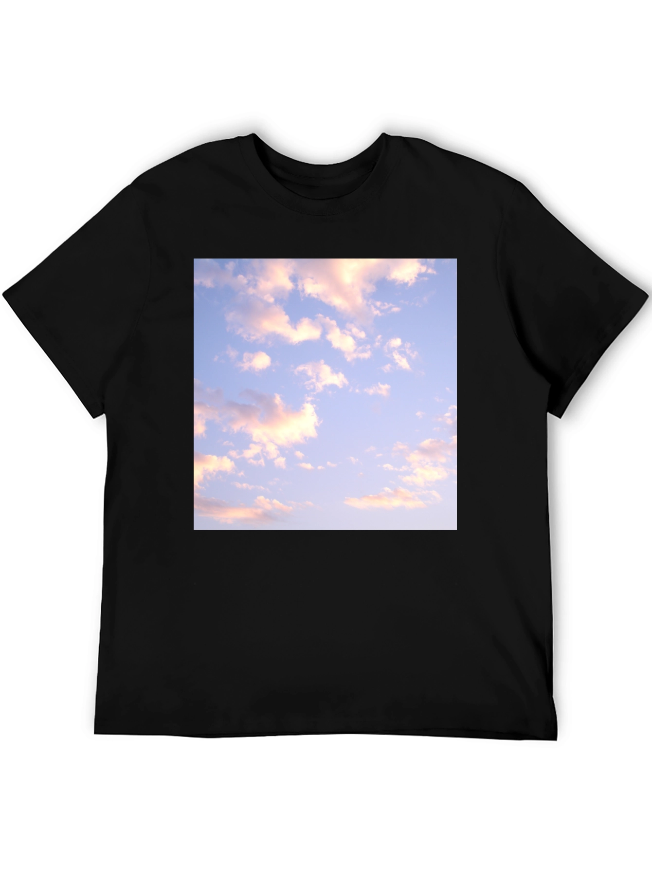 Cloudscape Graphic Tee - Black Cotton Blend