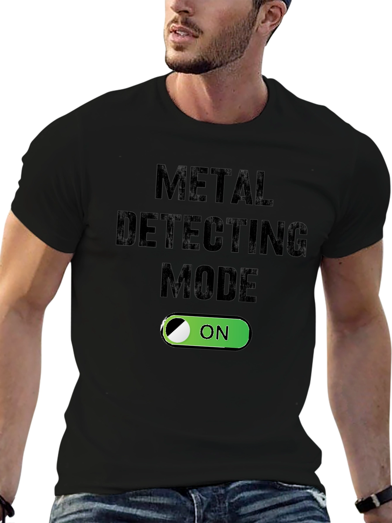 Metal Detecting Mode On T-Shirt