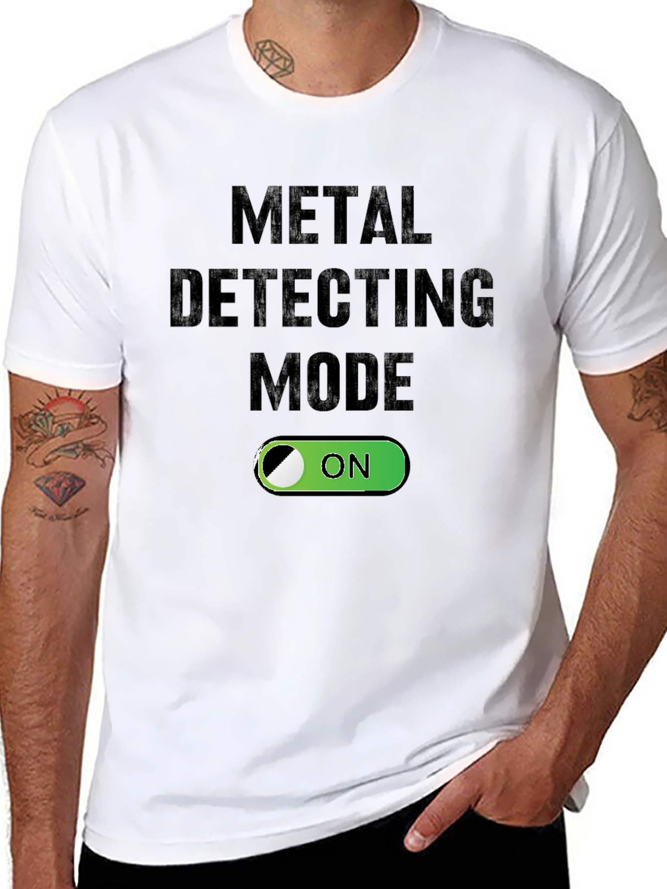 Metal Detecting Mode On T-Shirt