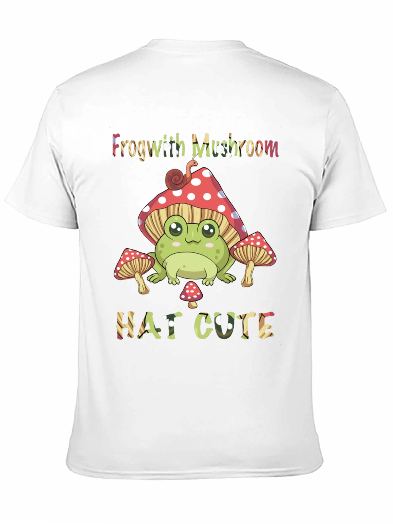 Frog with Mushroom Hat Graphic Tee