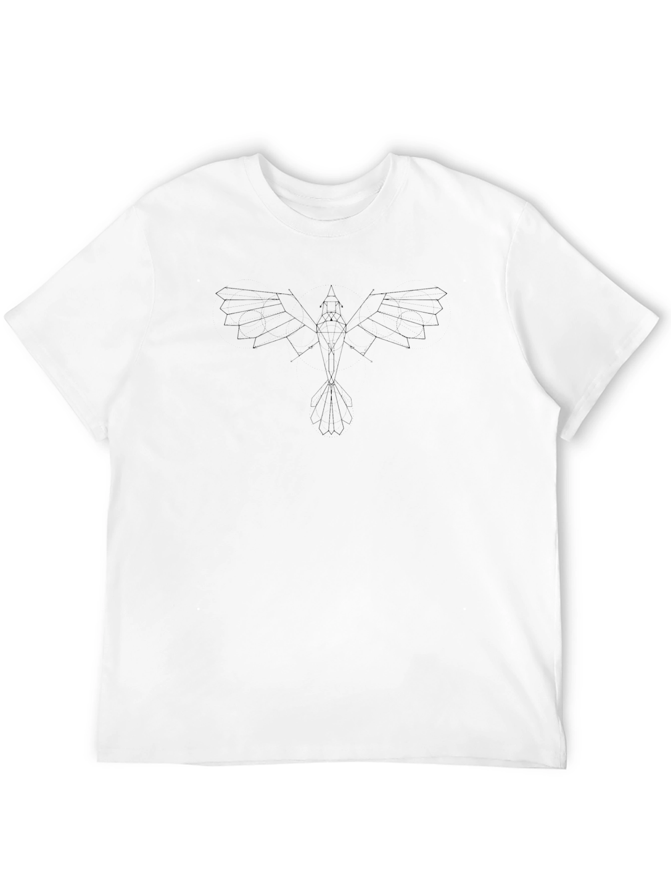 Geometric Phoenix Black T-Shirt