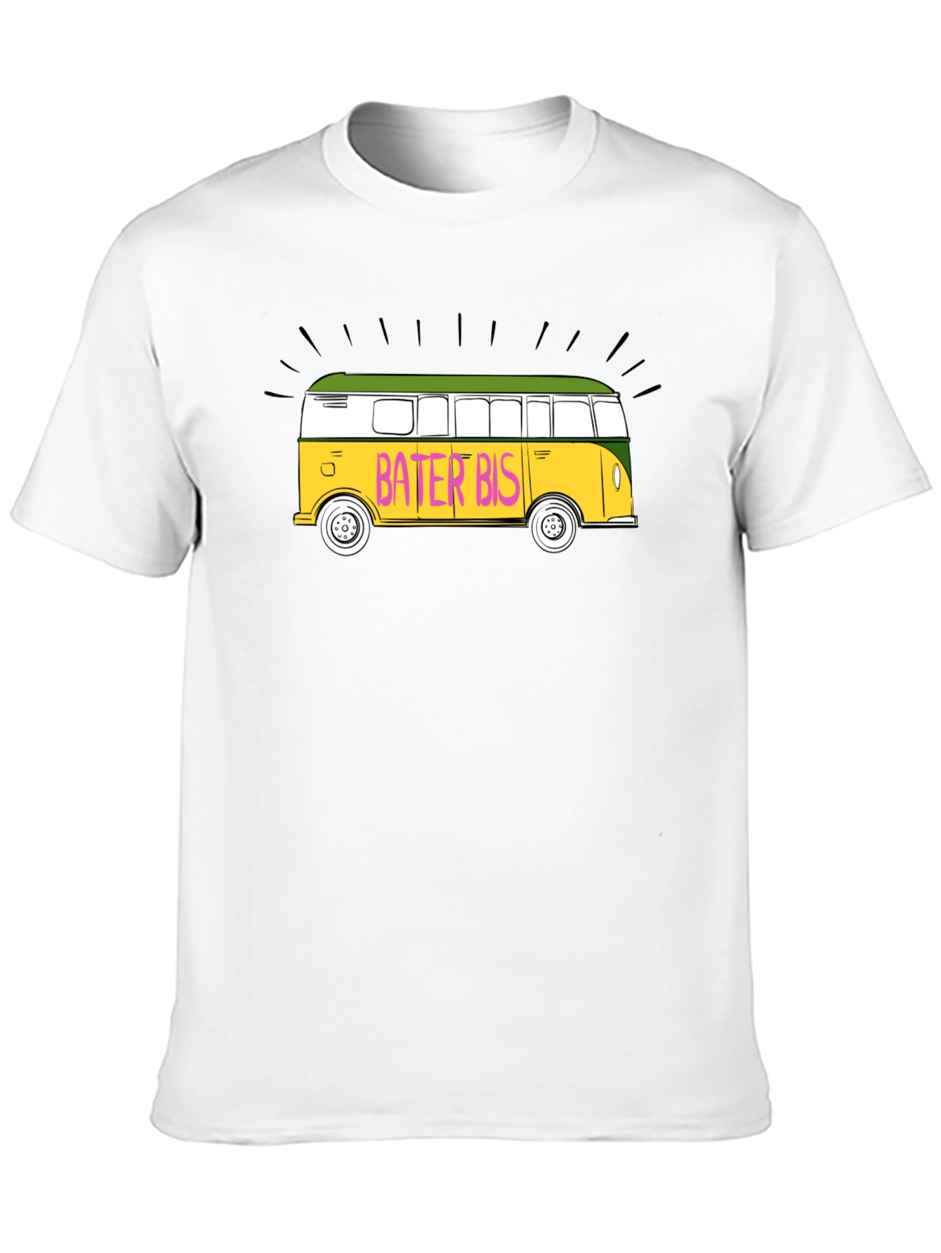 Bater Bis Graphic T-Shirt - Retro Bus Design