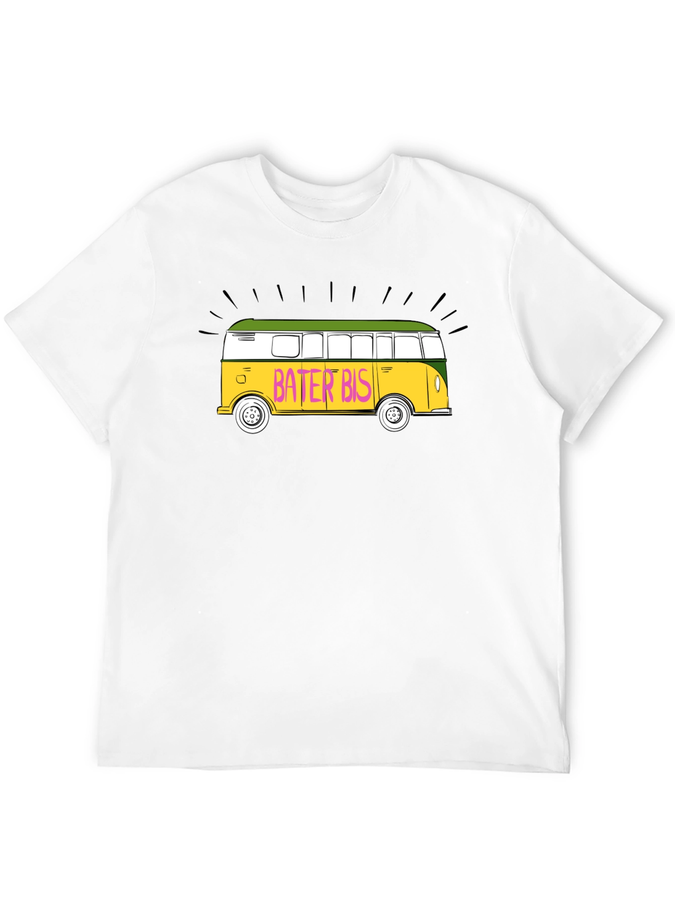 Bater Bis Graphic T-Shirt - Retro Bus Design
