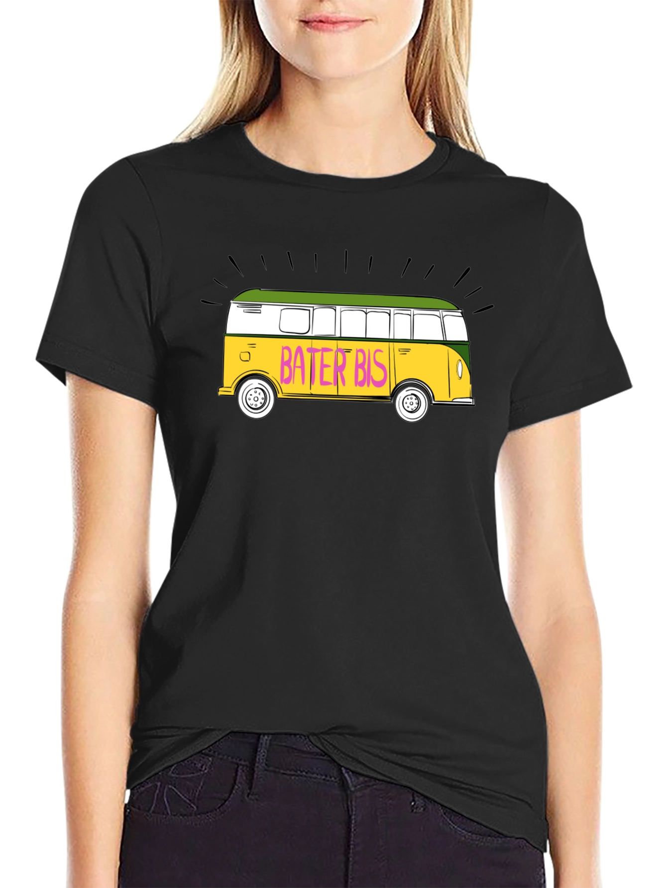 Bater Bis Graphic T-Shirt - Retro Bus Design
