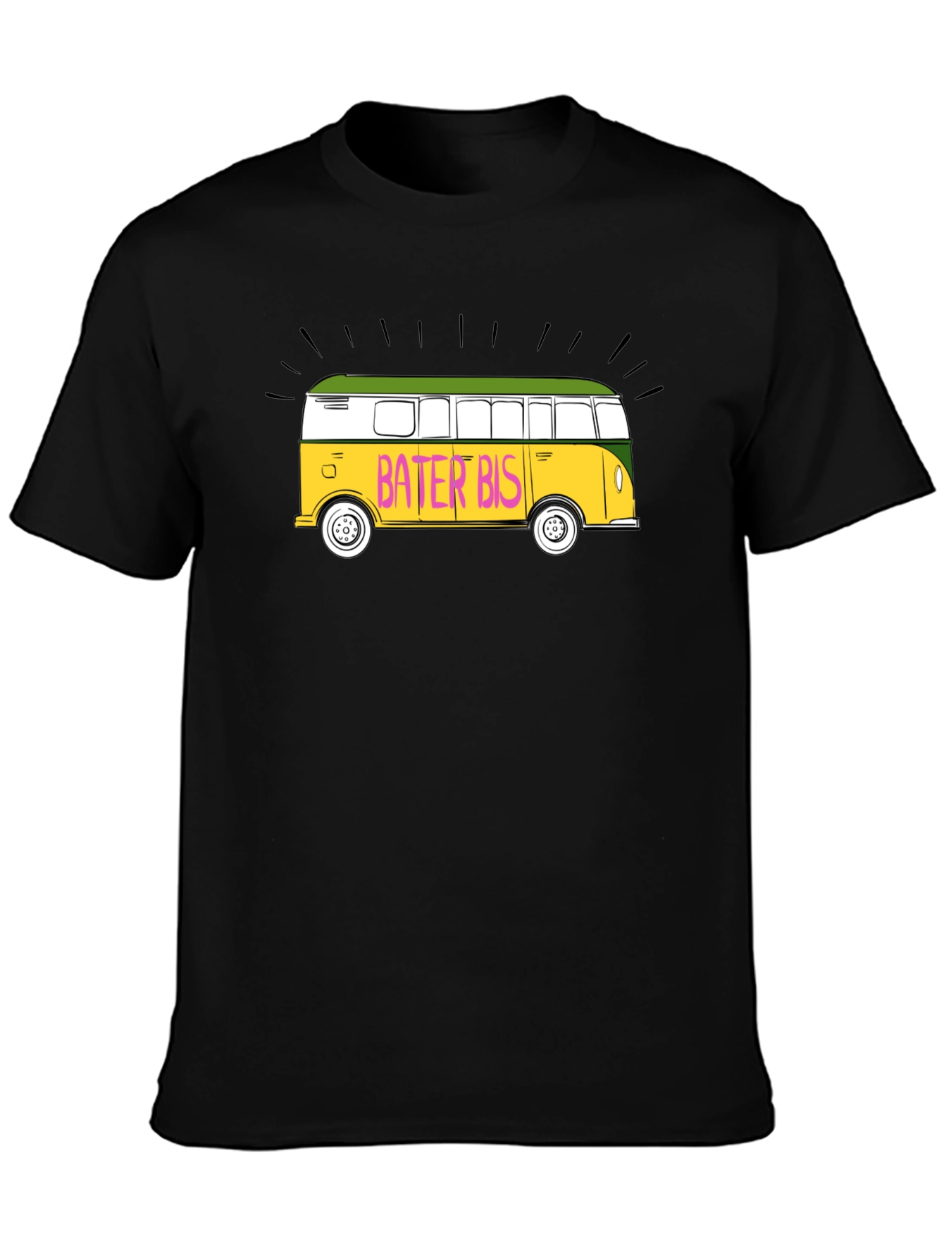 Bater Bis Graphic T-Shirt - Retro Bus Design