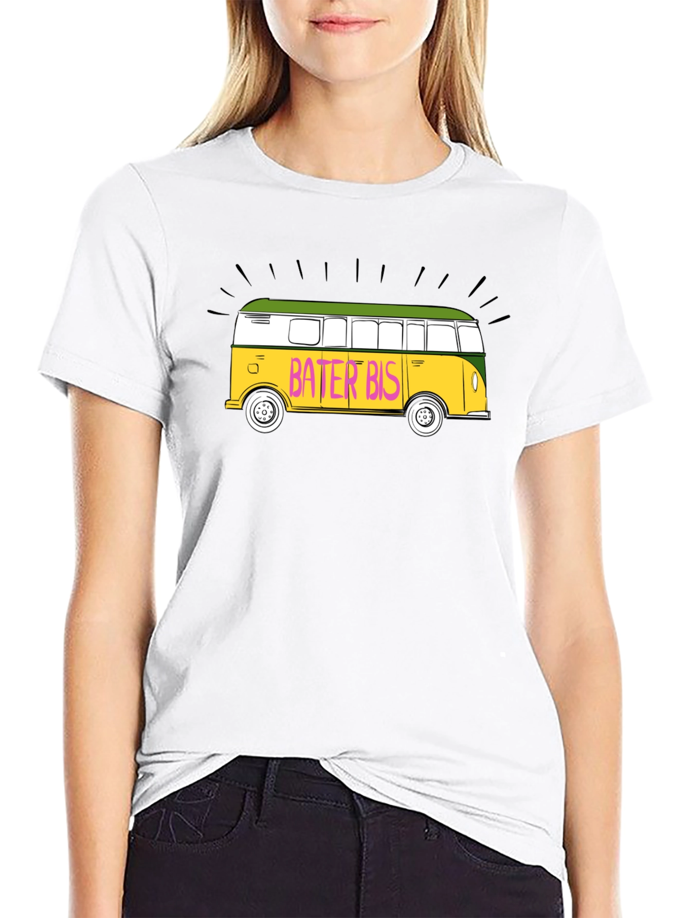 Bater Bis Graphic T-Shirt - Retro Bus Design