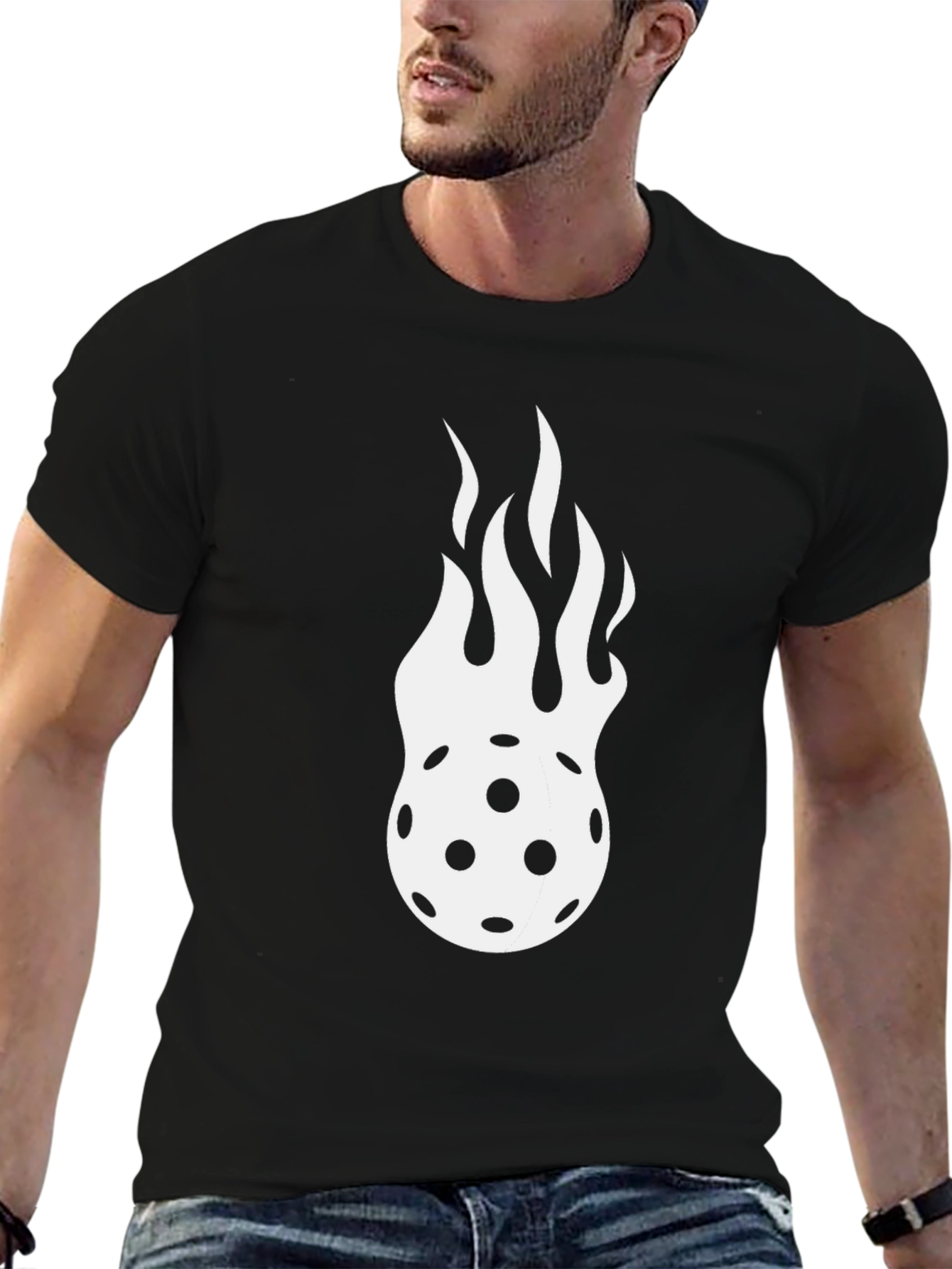 Pickleball on Fire Graphic T-Shirt