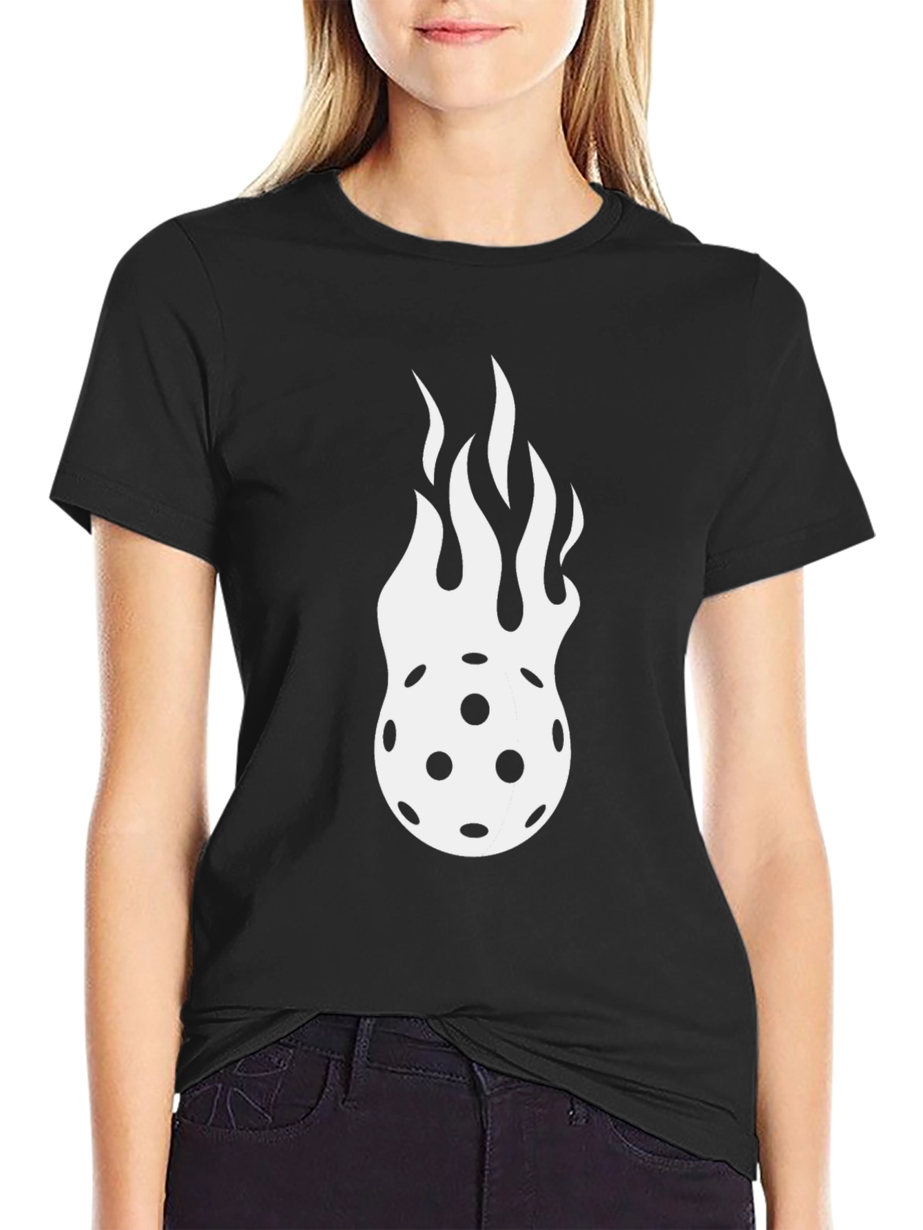 Pickleball on Fire Graphic T-Shirt