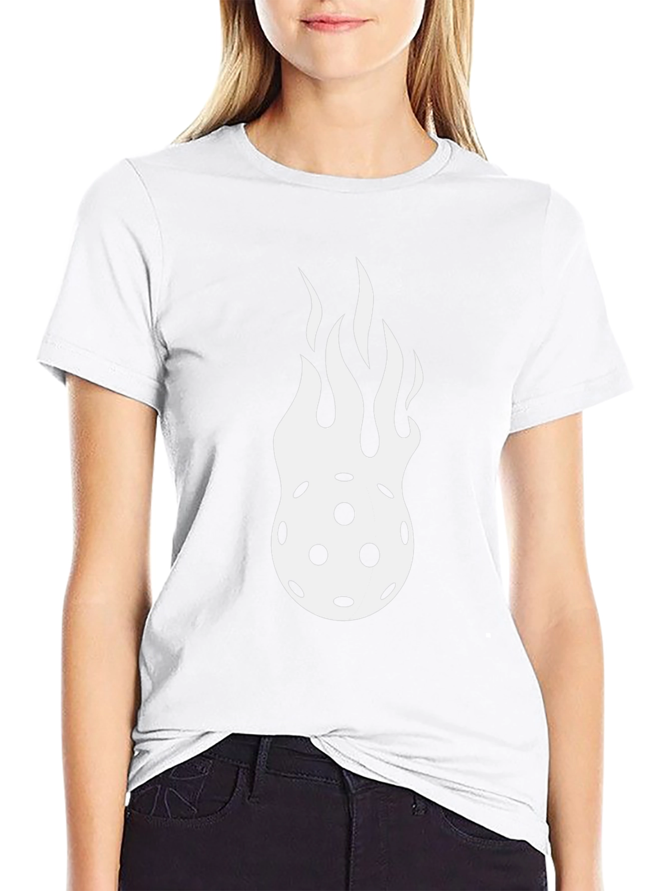 Pickleball on Fire Graphic T-Shirt