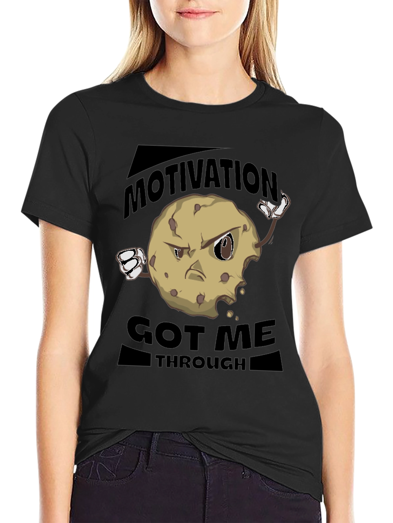 Motivation Cookie Graphic T-Shirt