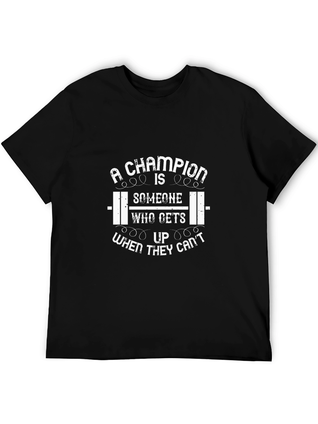 Champion Motivational Graphic T-Shirt