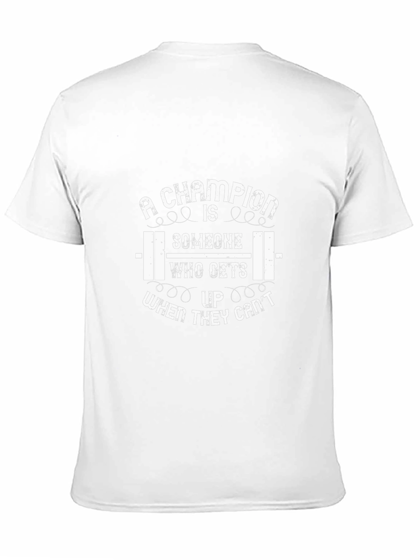 Champion Motivational Graphic T-Shirt
