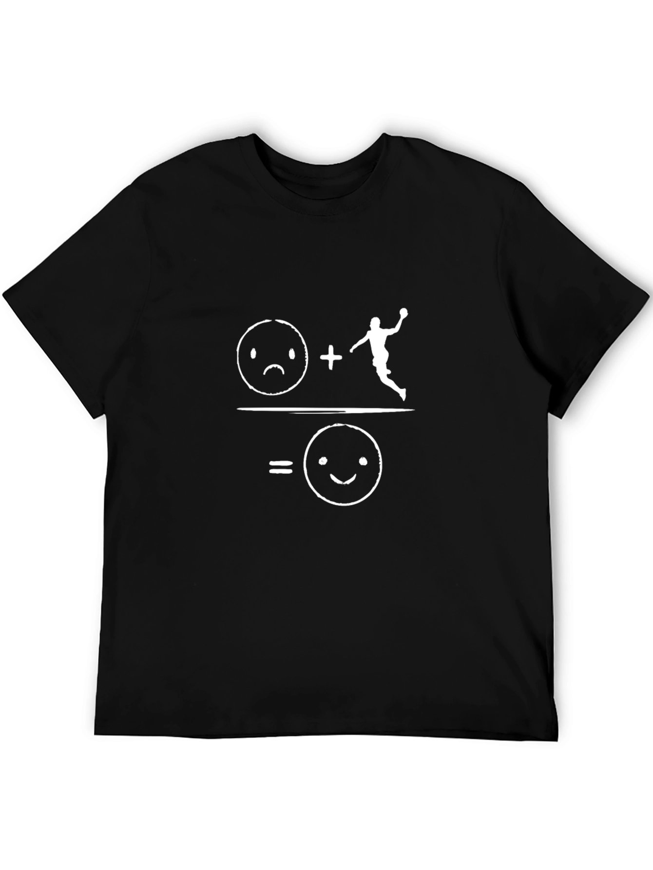 Handball Equation Black T-Shirt