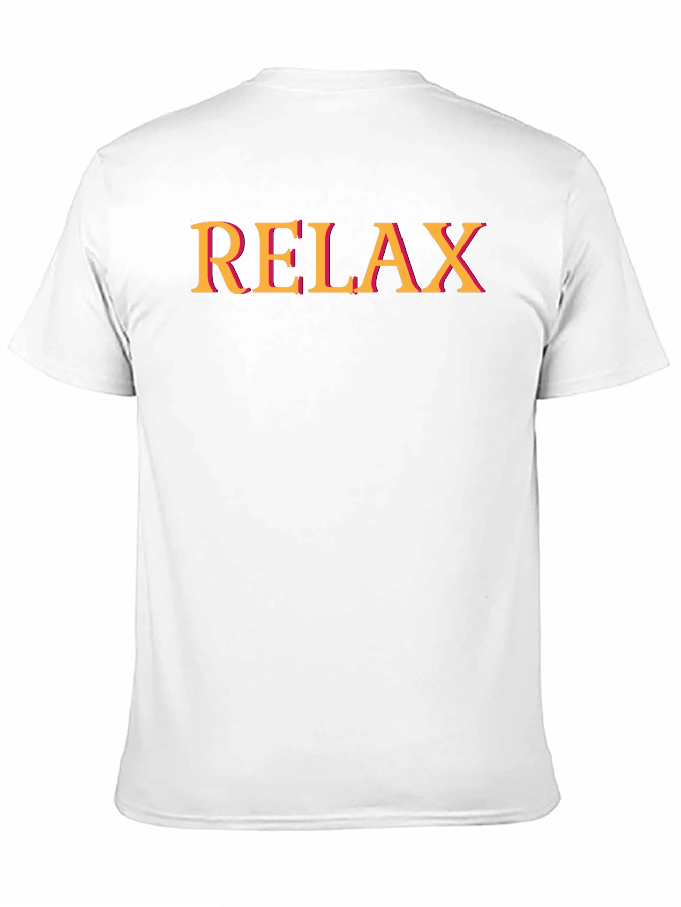 Relax Black T-Shirt - Casual Graphic Tee