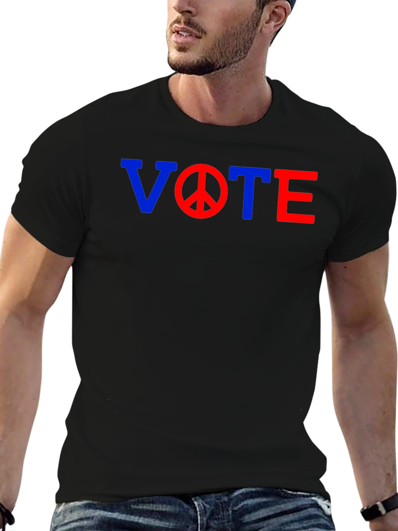 Vote Peace T-Shirt - Political Statement Tee