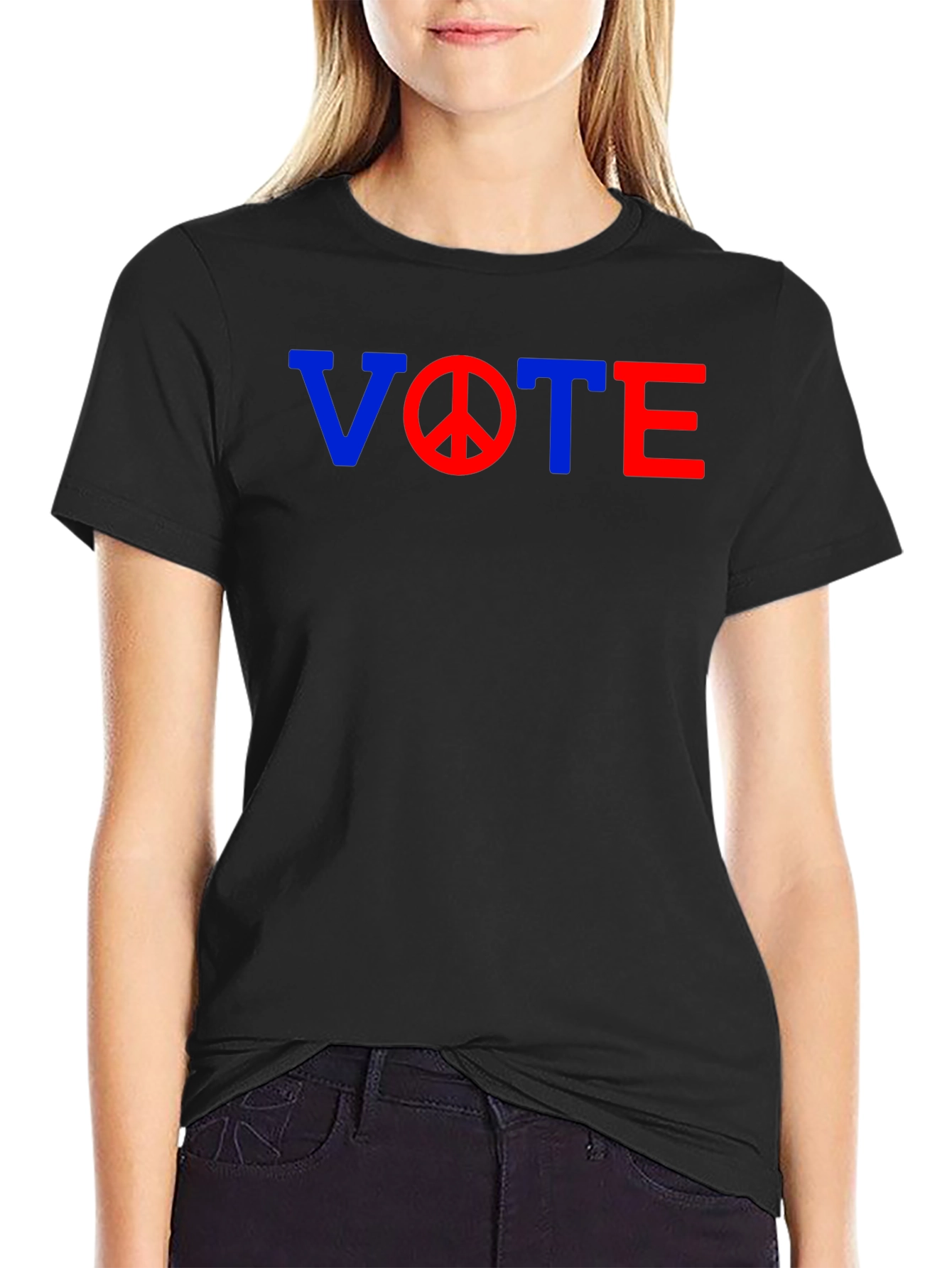 Vote Peace T-Shirt - Political Statement Tee