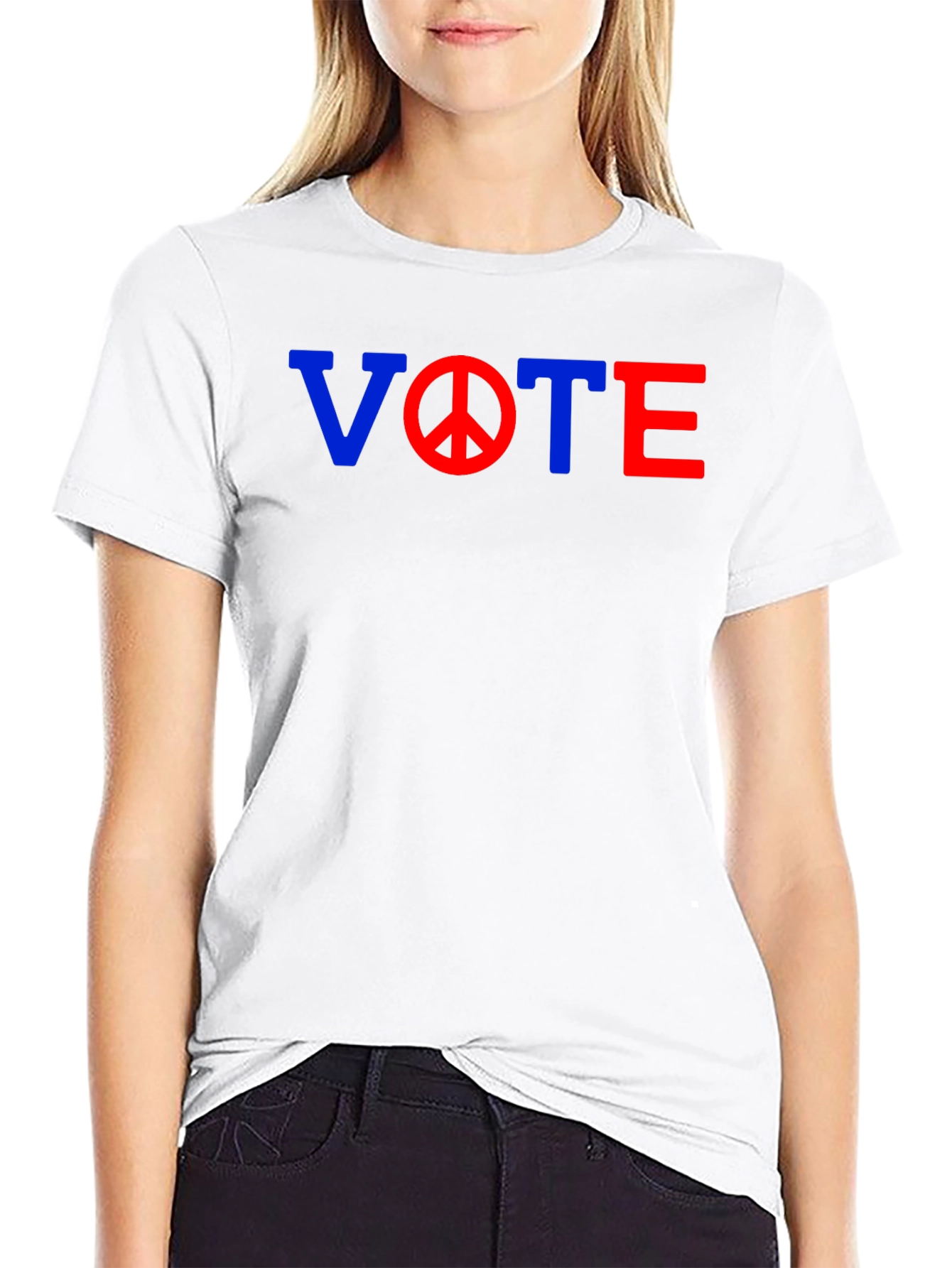 Vote Peace T-Shirt - Political Statement Tee