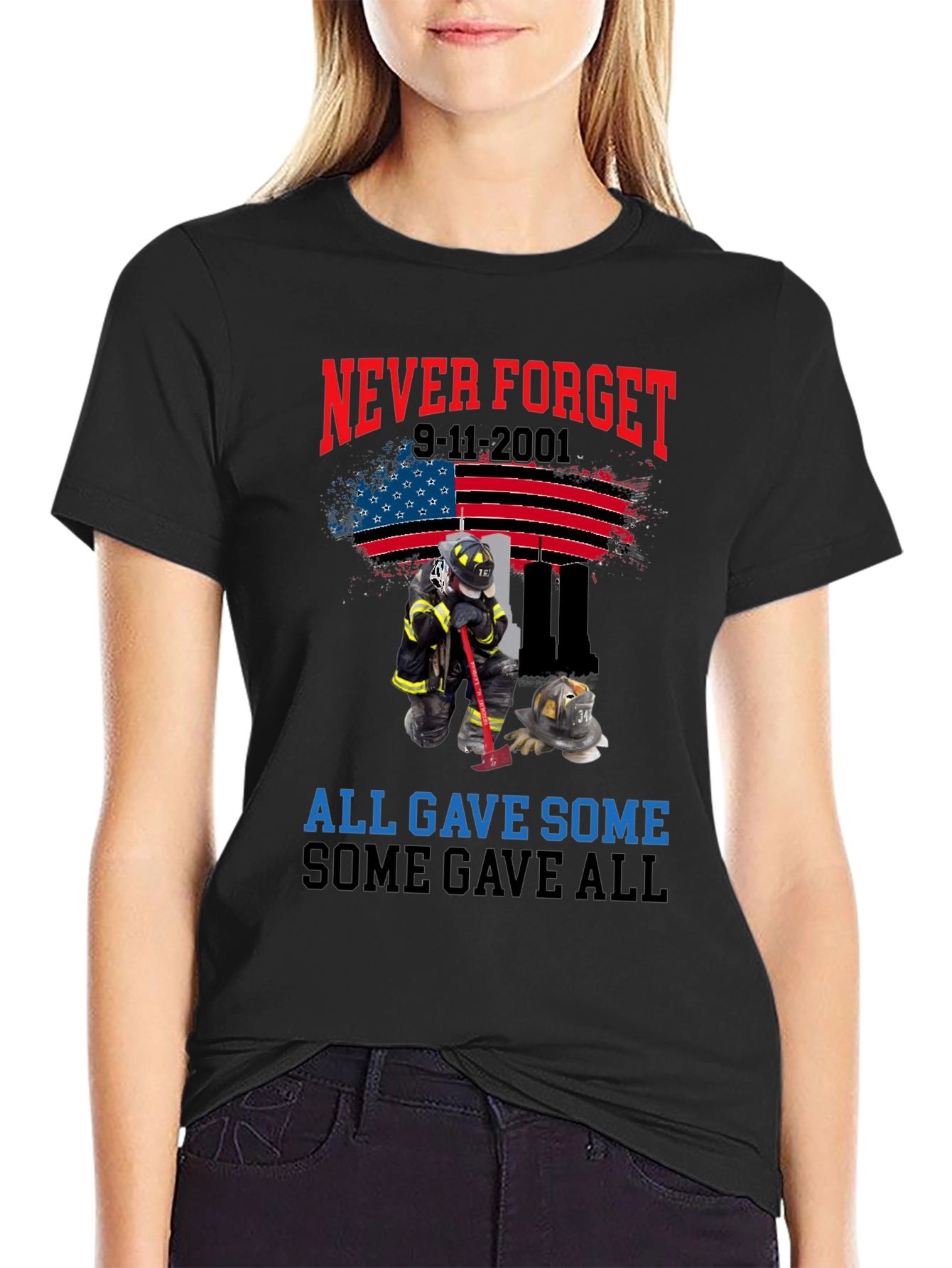 Never Forget 9-11 Tribute T-Shirt