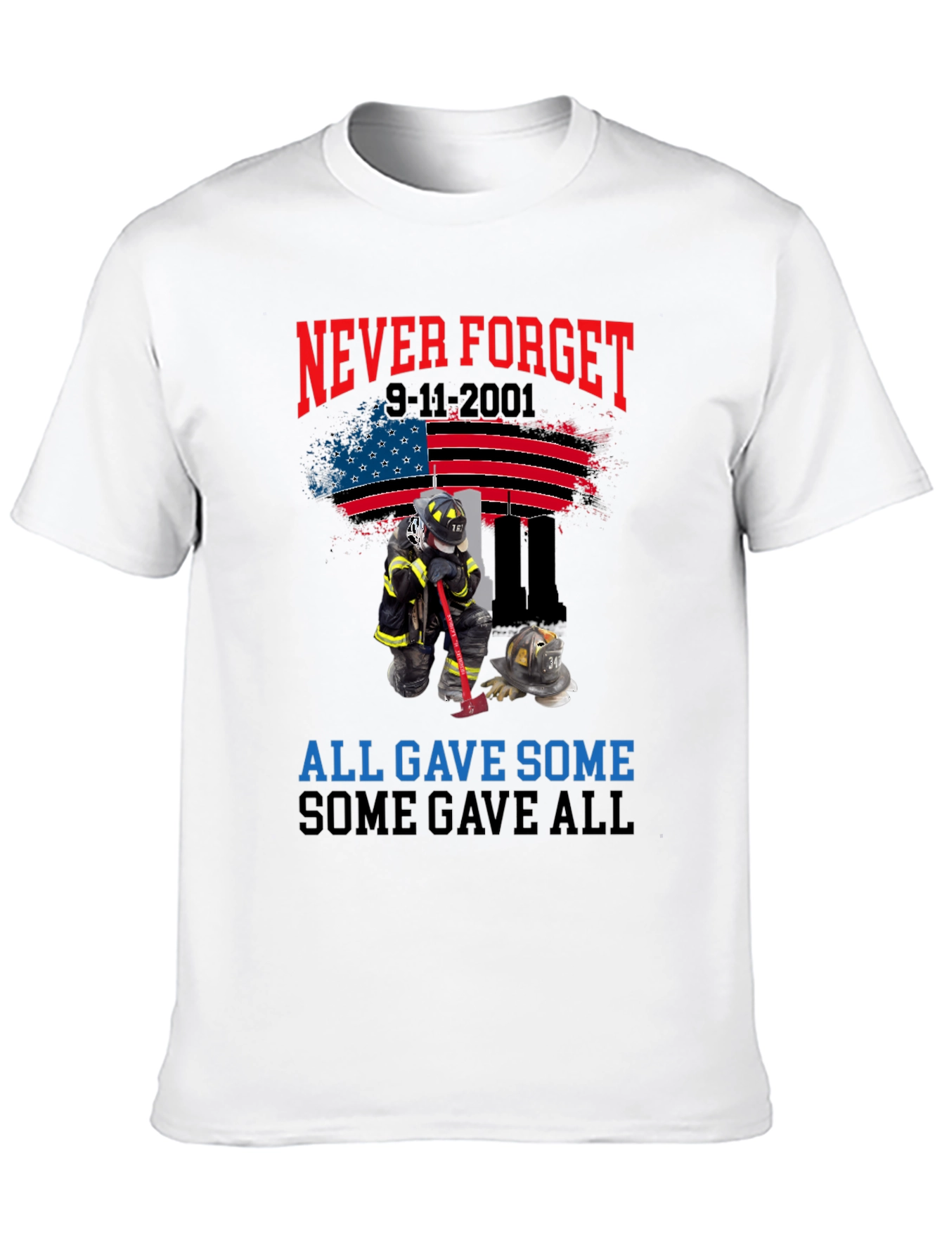 Never Forget 9-11 Tribute T-Shirt