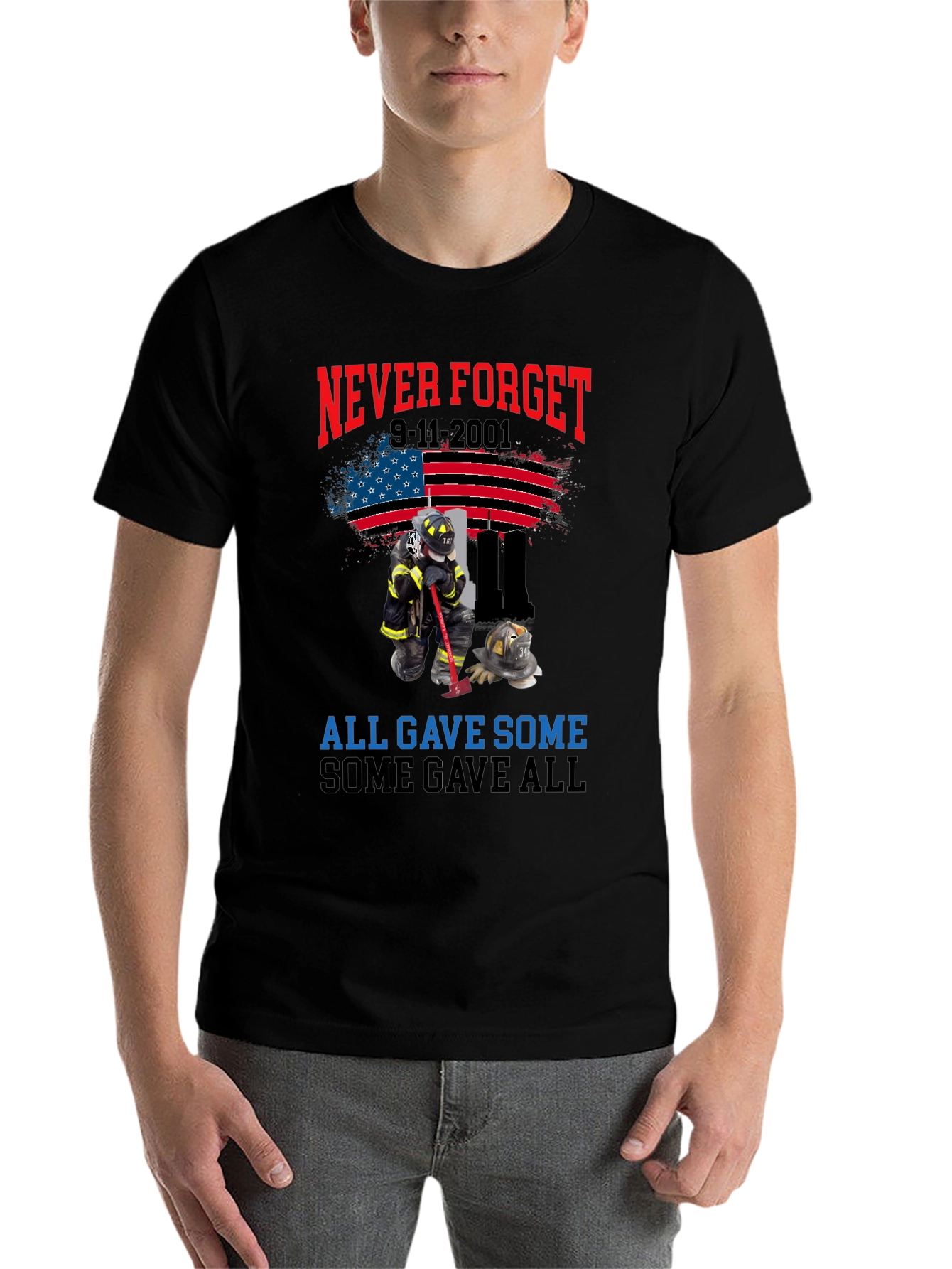 Never Forget 9-11 Tribute T-Shirt