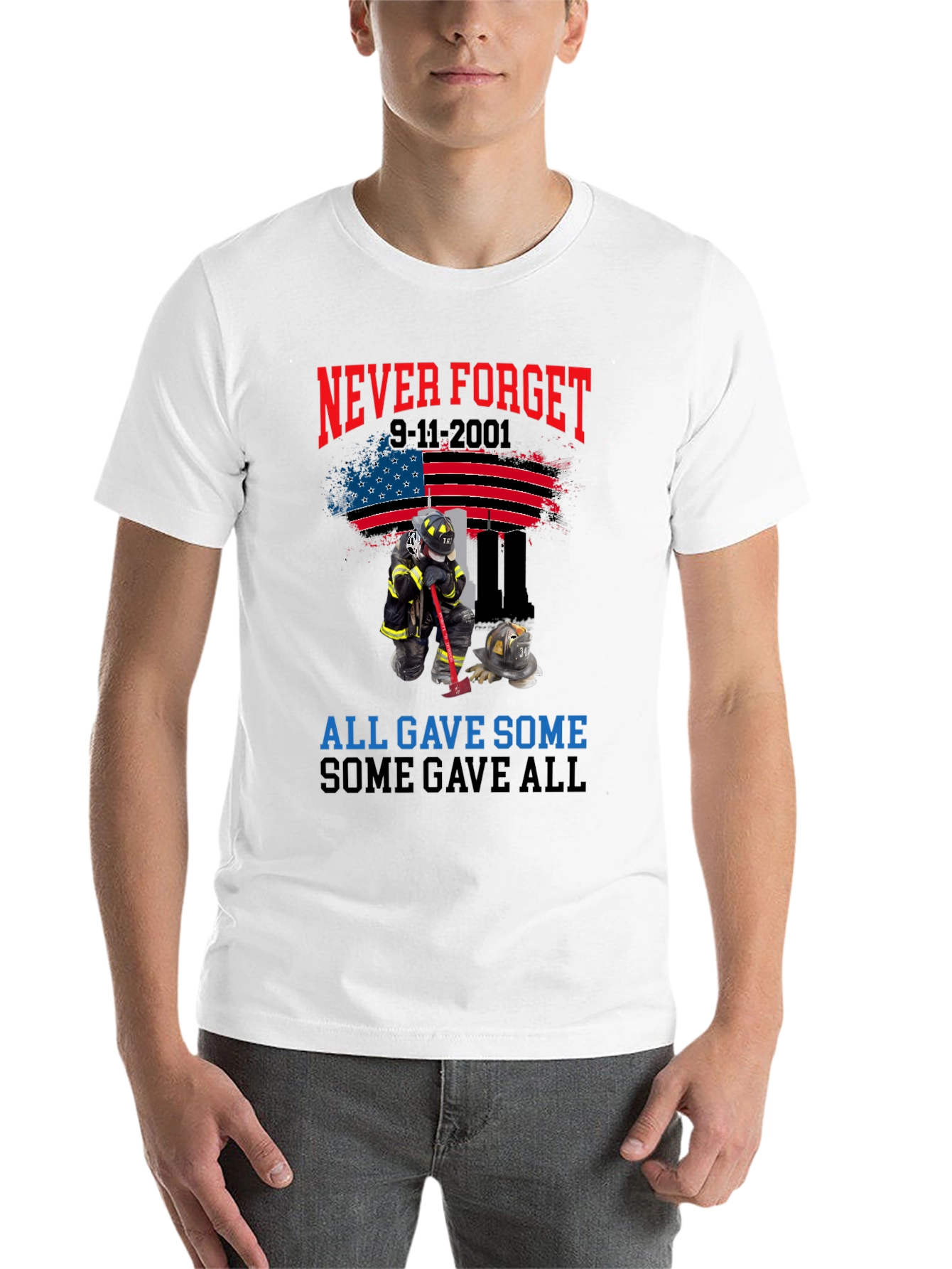 Never Forget 9-11 Tribute T-Shirt