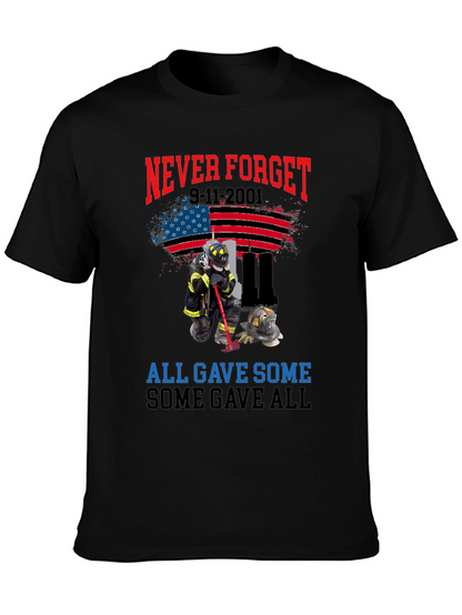 Never Forget 9-11 Tribute T-Shirt