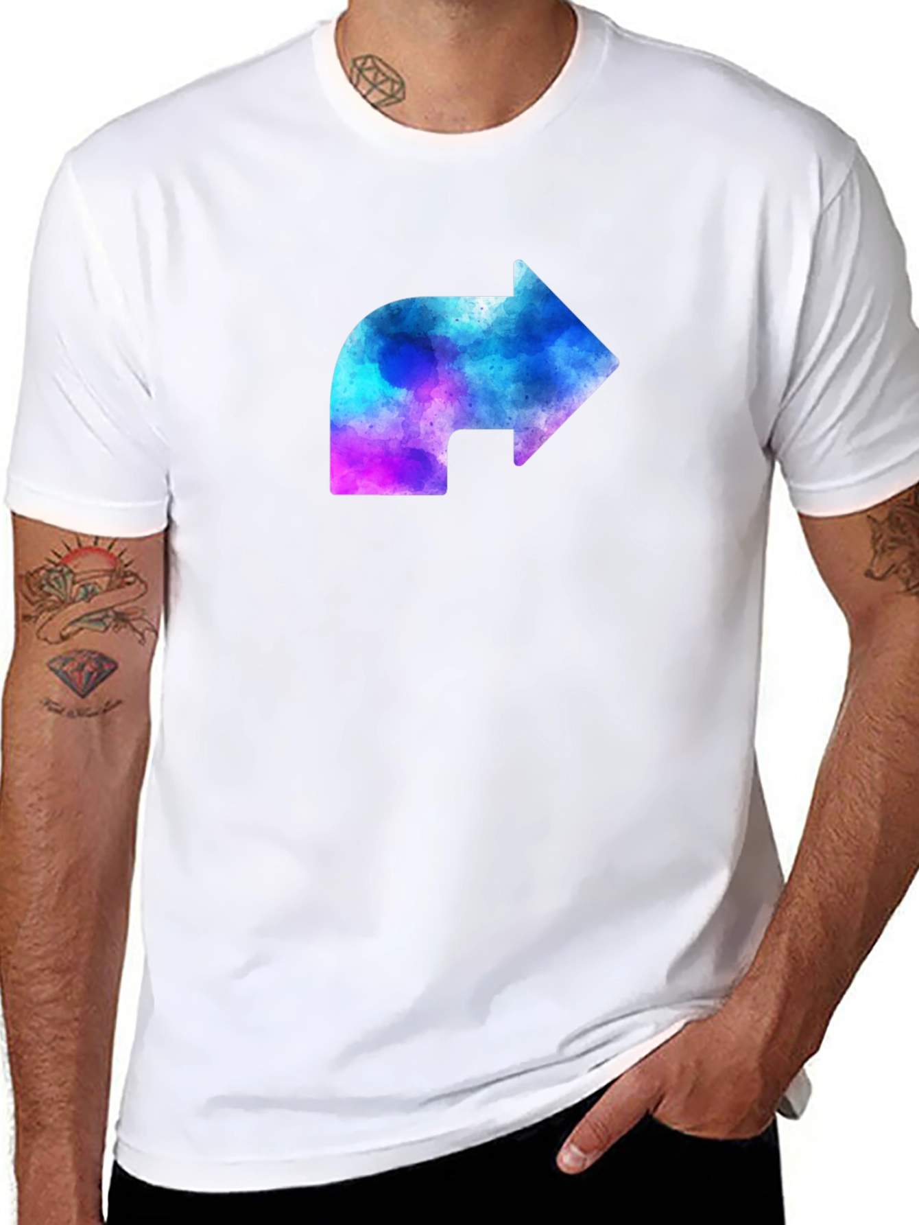 Cosmic Arrow Black Tee