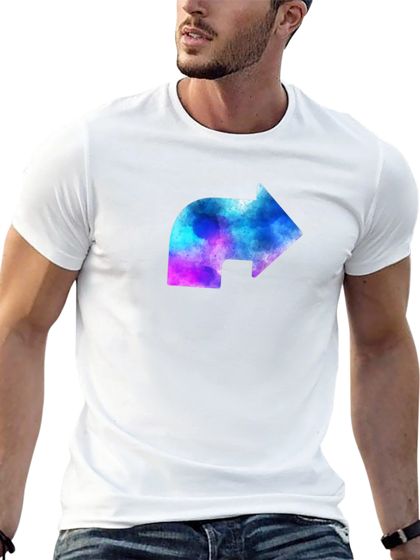 Cosmic Arrow Black Tee