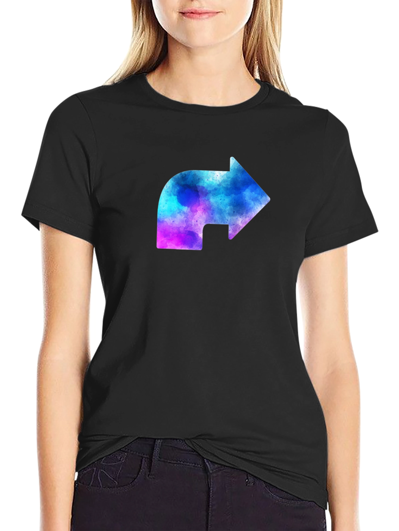 Cosmic Arrow Black Tee