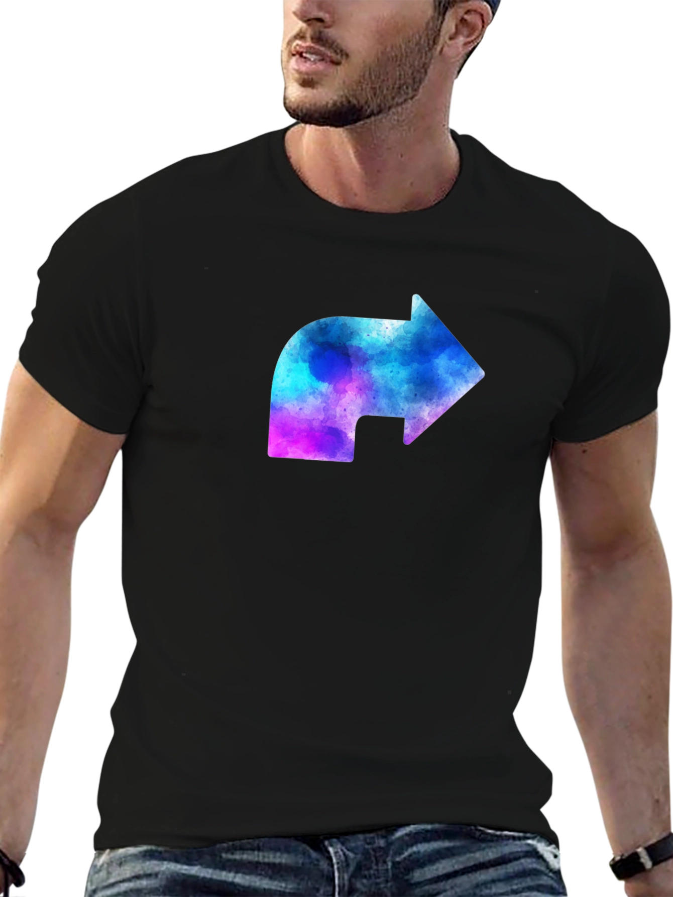 Cosmic Arrow Black Tee