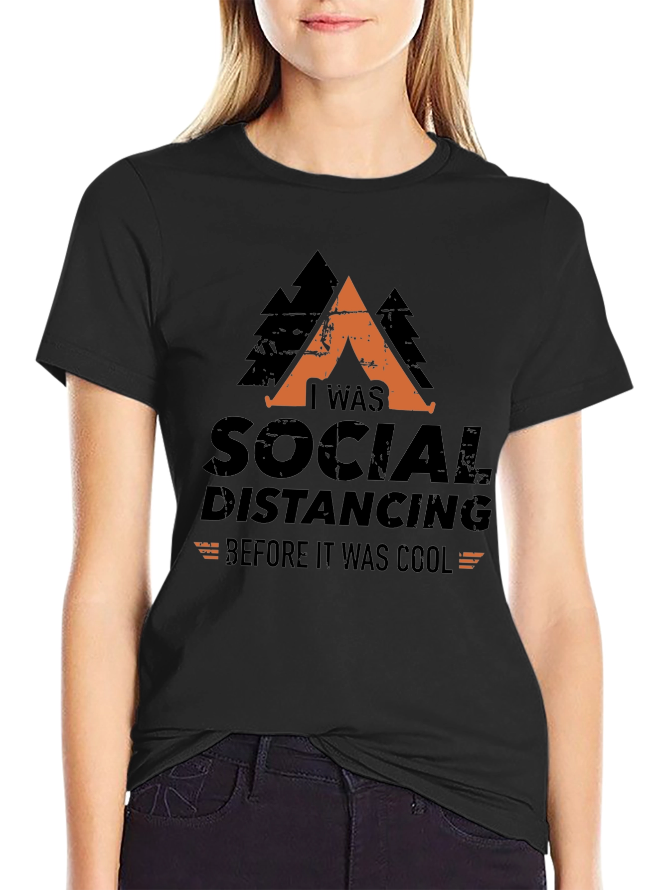Social Distancing Before It Was Cool Graphic Tee