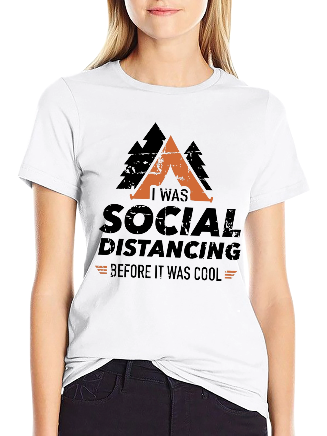 Social Distancing Before It Was Cool Graphic Tee