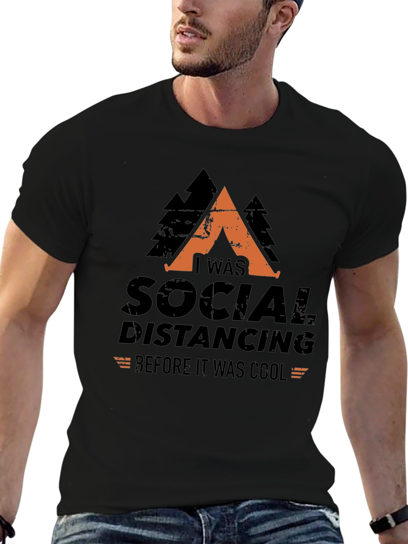 Social Distancing Before It Was Cool Graphic Tee