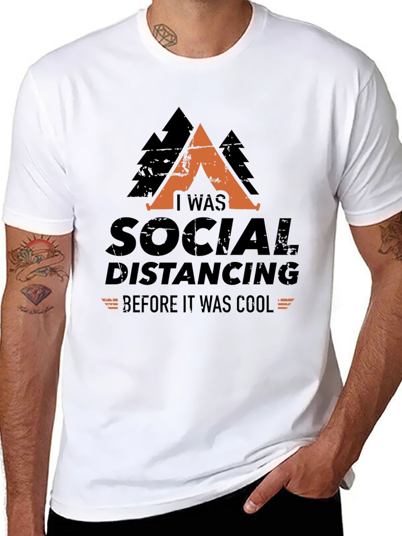Social Distancing Before It Was Cool Graphic Tee
