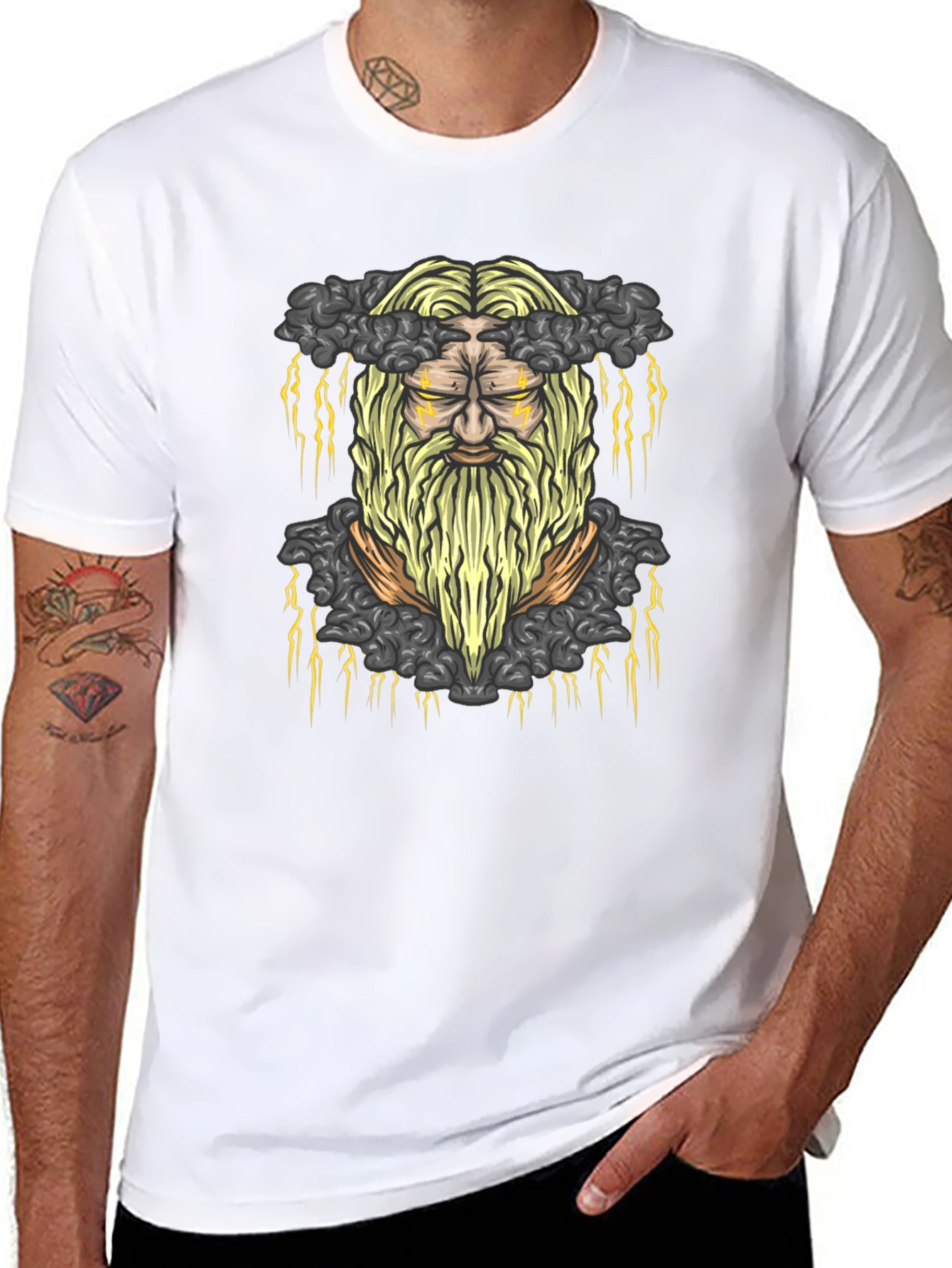 Thor T-Shirt - Lightning Beard Graphic Tee